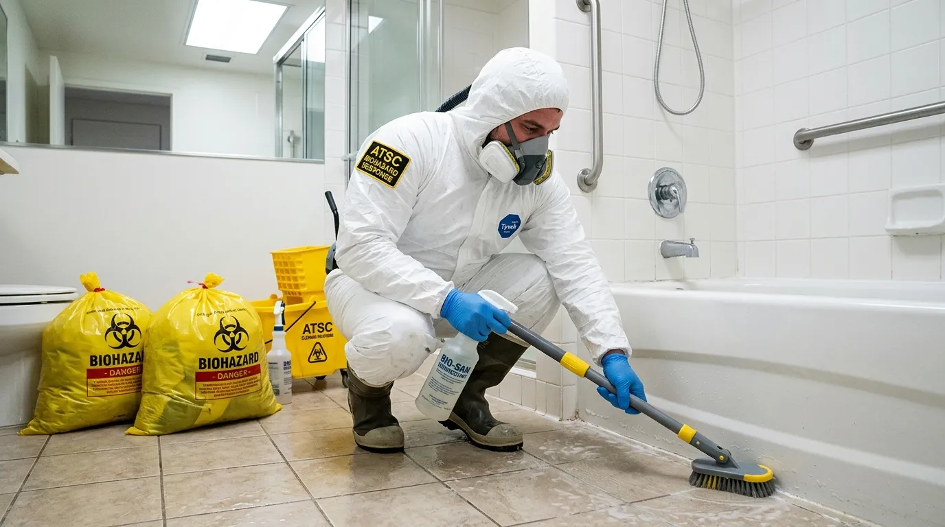 Decontamination equipment deployed for Blood Cleanup in Bellefonte